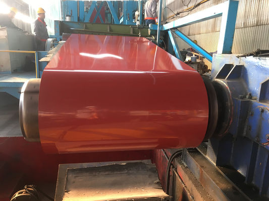 600-1250mm RAL Kolorowe powlekane cewki Producenci 300-550MPa Wytrzymałość na rozciąganie