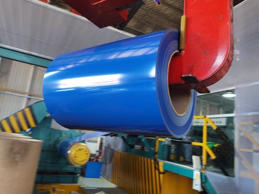 0.13-0.8mm PPGL Steel Coil Coated Aluzinc Steel Coil dla budowy budynków