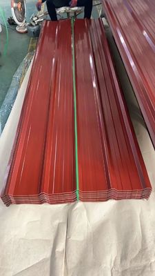 Galwanizowana blacha stalowa falista 0,13 mm-0,5 mm Blacha stalowa kolorowa do dachu