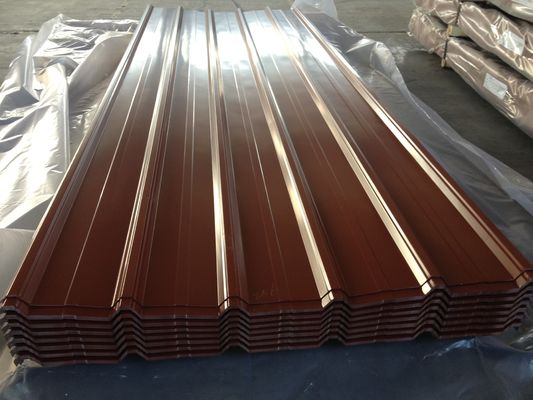 Galwanizowana blacha stalowa falista 0,13 mm-0,5 mm Blacha stalowa kolorowa do dachu