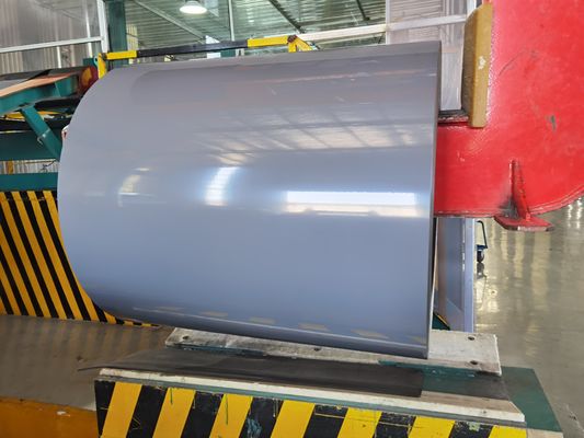 Wyprodukujący wytrzymałe kolorowo powlekane cewki aluminiowe o wytrzymałości na rozciąganie 150-550Mpa