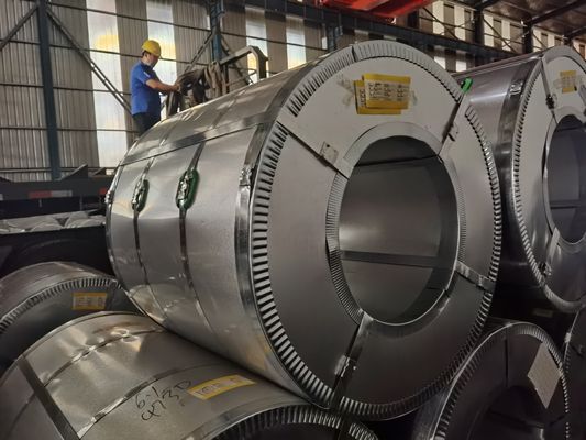 Miękkie ocieplenie żelazowe z galwanizowaną powłoką cynkową 50-275 g/m2 Wydłużenie 20%-30%