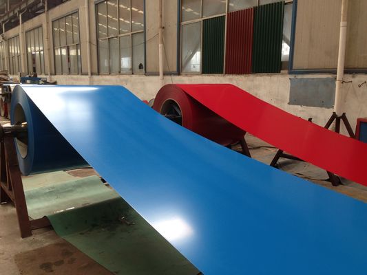 0.13-0.5mm Płytka stalowa falista Mały szpieg koloru pokryty płytką dachową Gi