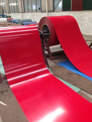 Wysoko wytrzymałe cewki z cynku ze stali 600 mm-1250 mm kolorowo powlekane cewki