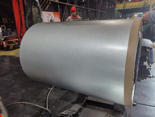 CFR Term Galvalume Steel Coil z dużym spanglem i krawędzią szczeliny / krawędzią młynówki